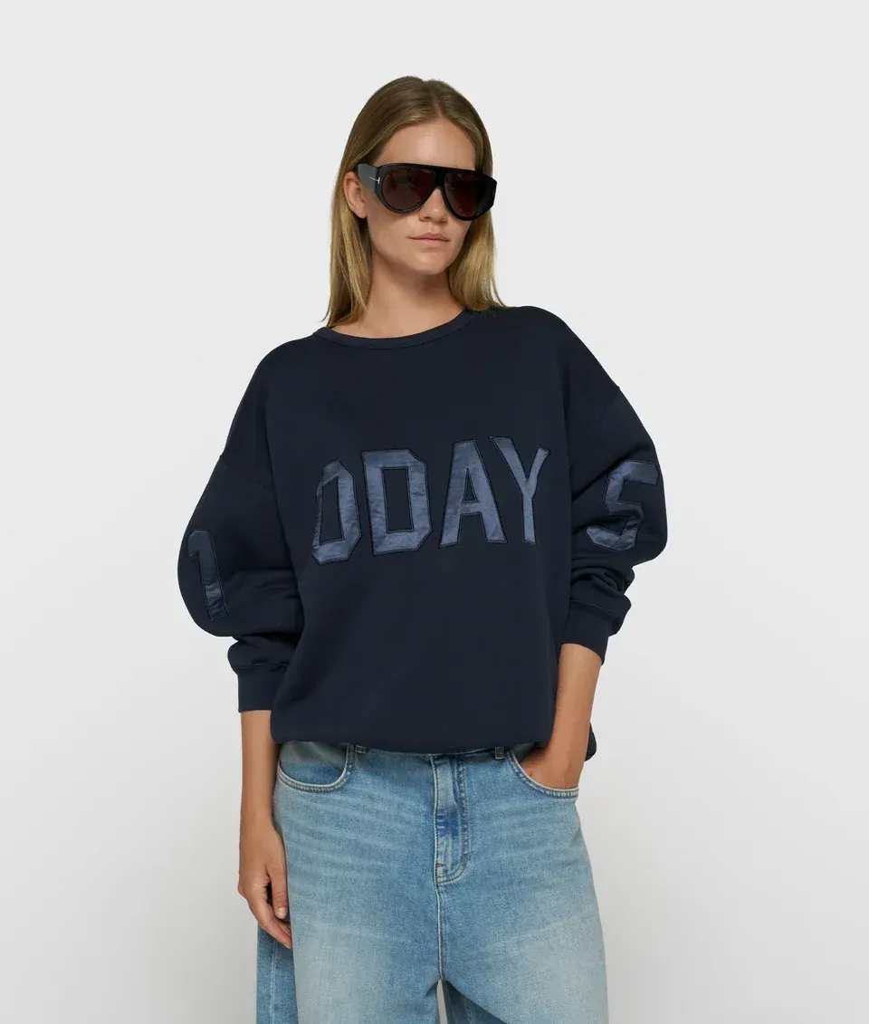 10 DAYS Statement Sweater Night Sky 10 DAYS Statement Sweater Night Sky