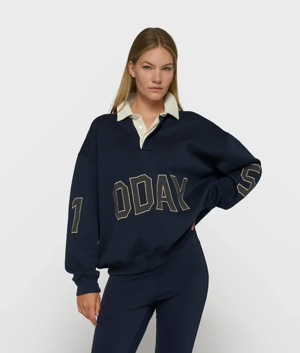 10 DAYS Statement Rugby Sweater Night Sky 10 DAYS Statement Rugby Sweater Night Sky