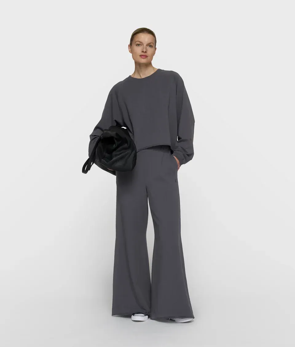 10 DAYS Silent Chique Wide Jogger Steel Blue 10 DAYS Silent Chique Wide Jogger Steel Blue