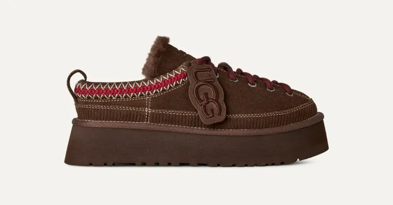 Ugg Heritage Lace-up Slipper Burnt Cedar