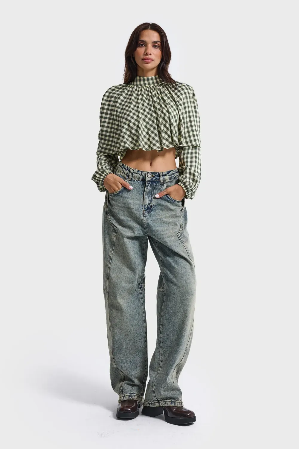 Jeans Barrel Mid Rise Jeans Barrel Mid Rise