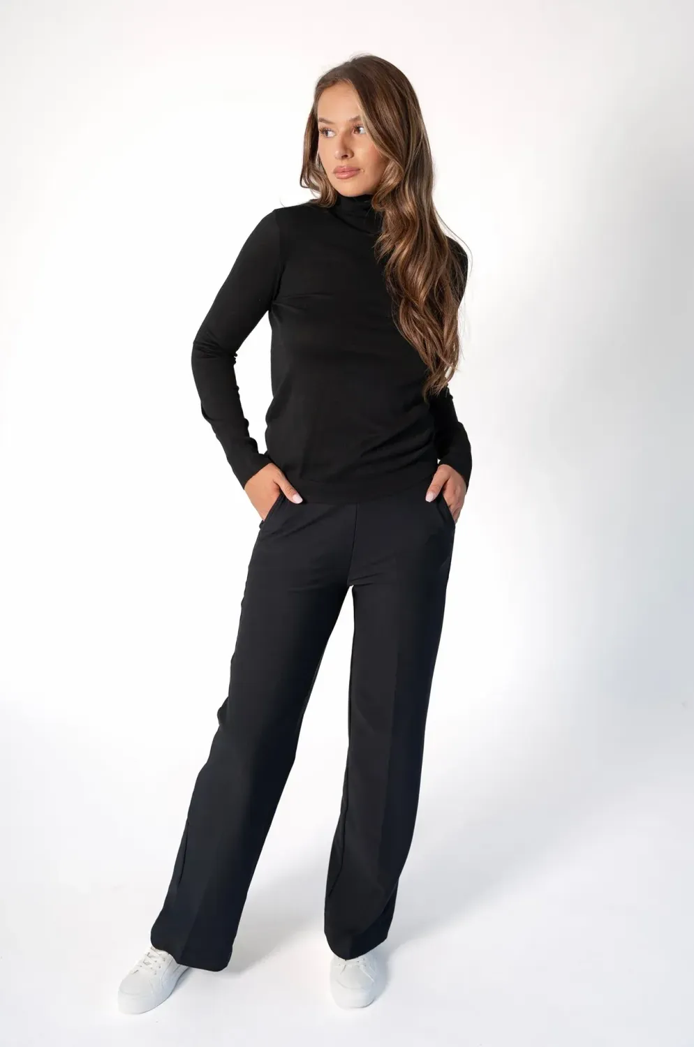 Corel Pants Lilly Wide Black Corel Pants Lilly Wide Black