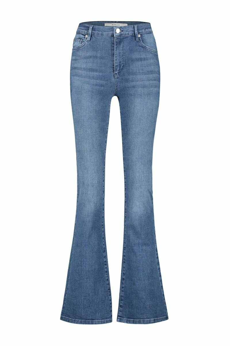 Flared Jeans Mid Blue Homage to Denim