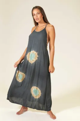 Mele Beach - Long Dress Anse - Wabi Grey