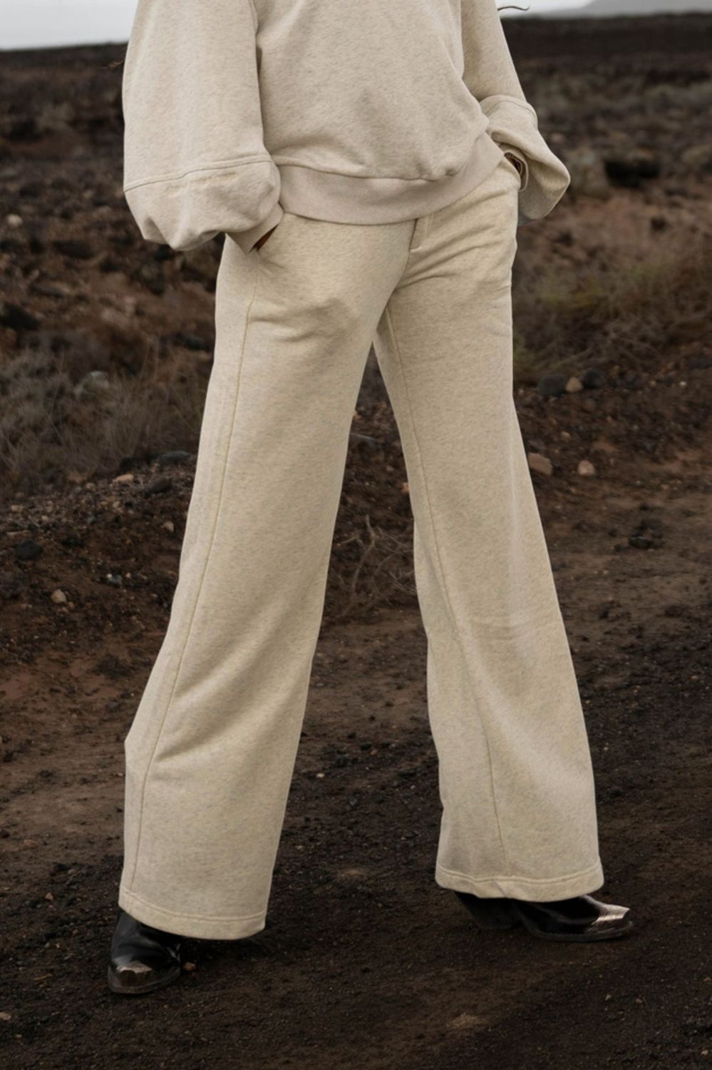 MOOST WANTED - Severine Sweat Pants - Light Beige
