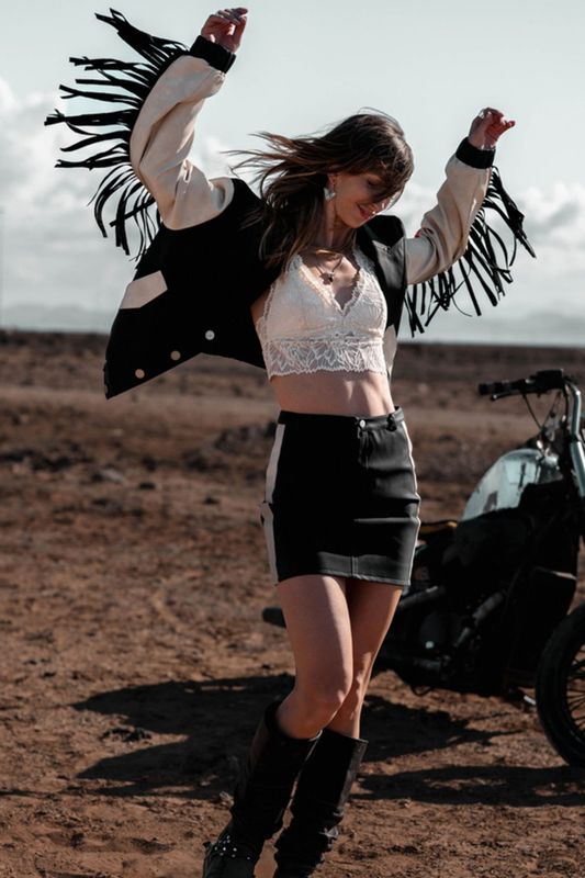 MOOST WANTED - Mable Motor Skirt - Black