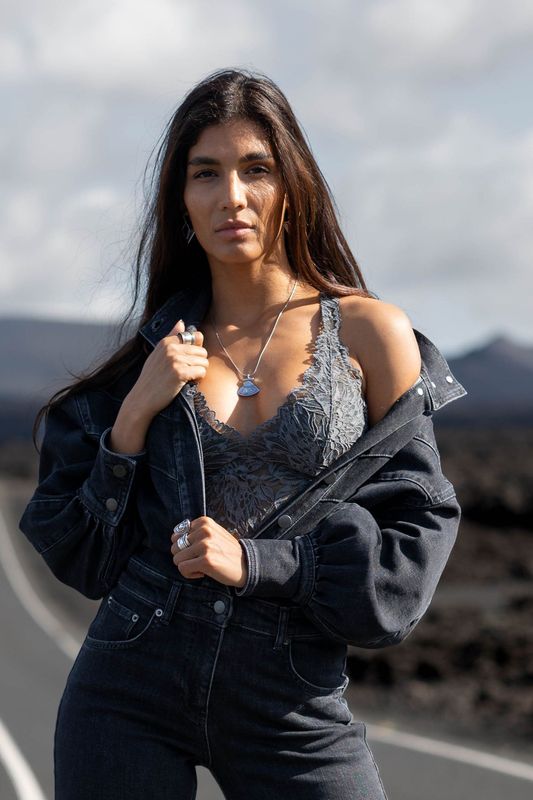 MOOST & THE MUSE - Lina Bralette -  Dark Grey