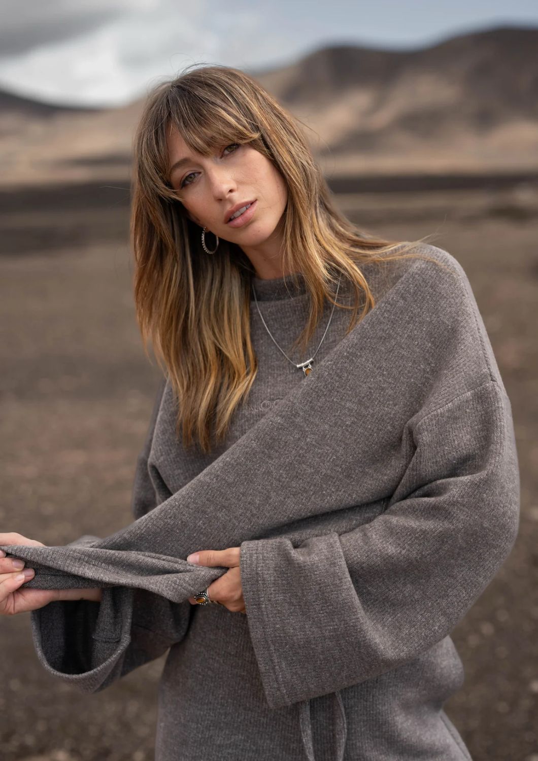 MOOST WANTED - Jaida Sweater - Grey Melange
