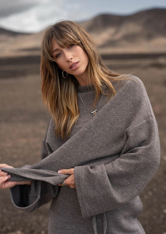 MOOST WANTED - Jaida Sweater - Grey Melange