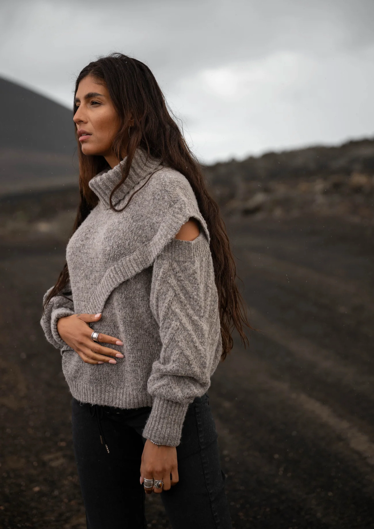 MOOST WANTED - Yara Sweater - Grey Melange