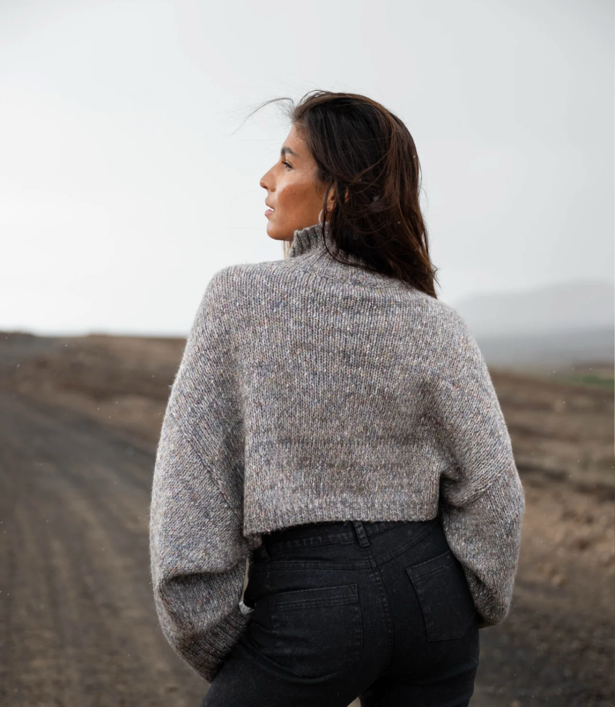 MOOST WANTED - Enya Sweater - Grey Melange