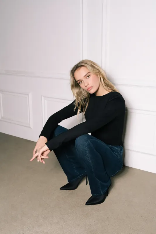 Homage to Denim - Long Sleeve Body with Pleats