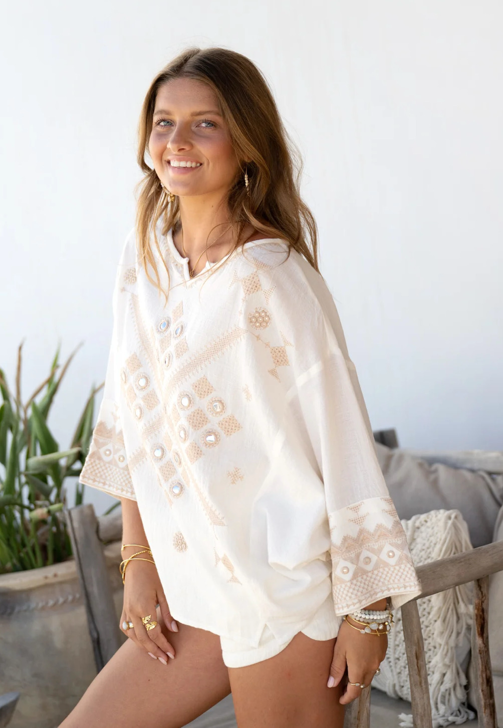 IBZmode - Top Naluna Sundara - Ivory