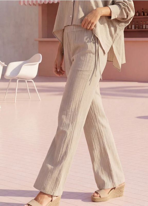 MOOST WANTED - Ellis Pants - Washed Sand