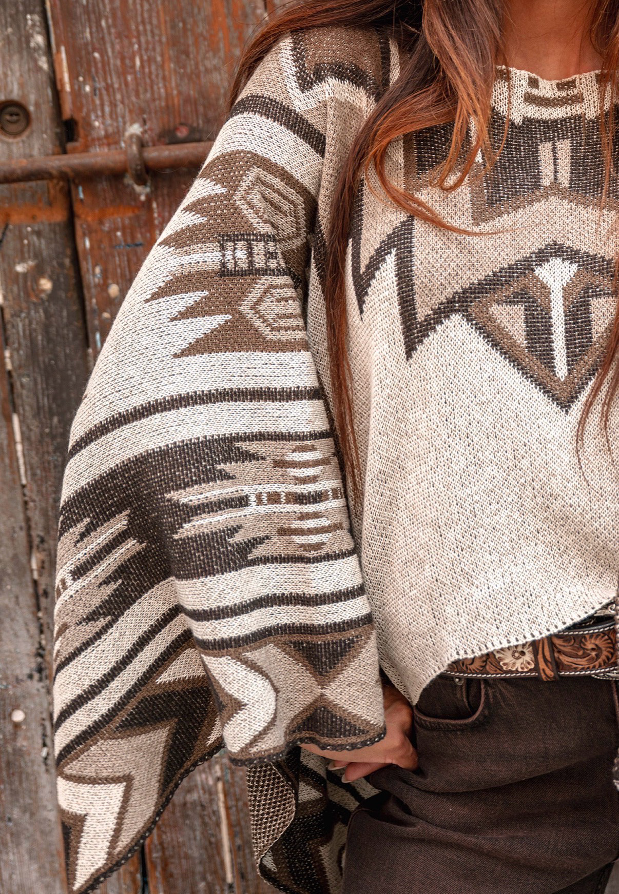 MOOST WANTED - Lainey Poncho - Multi colour