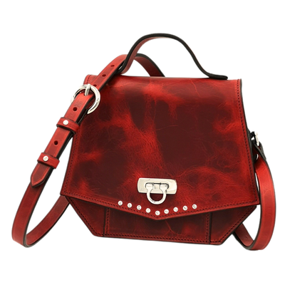 Sac Bella - Rouge et noir à Strass