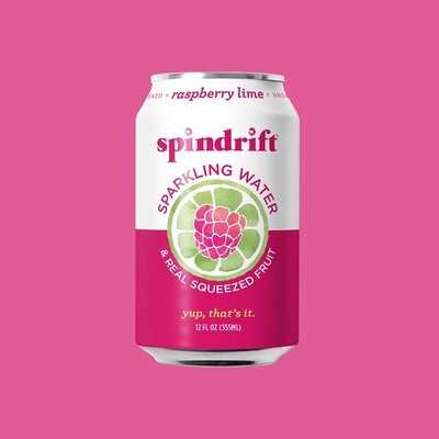 Spindrift Seltzer - Raspberry/Lime