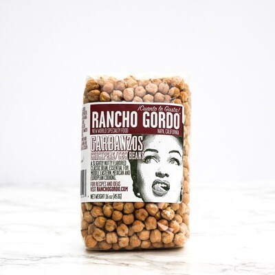 Rancho Gordo Garbanzo Beans 16oz