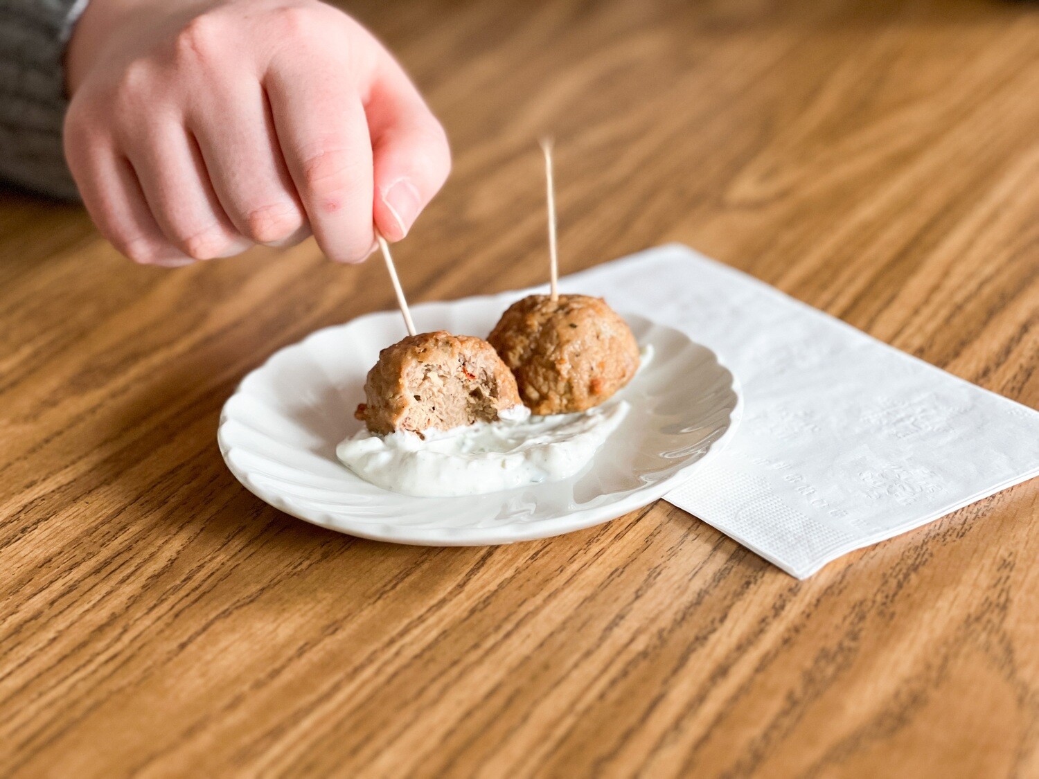 Turkish-Spiced Turkey Meatballs (1 dozen) (NF)