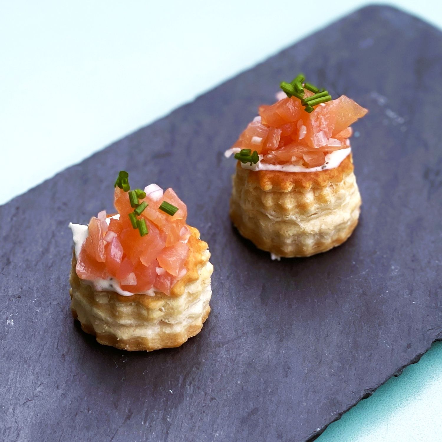 Mini Smoked Salmon Tartlets