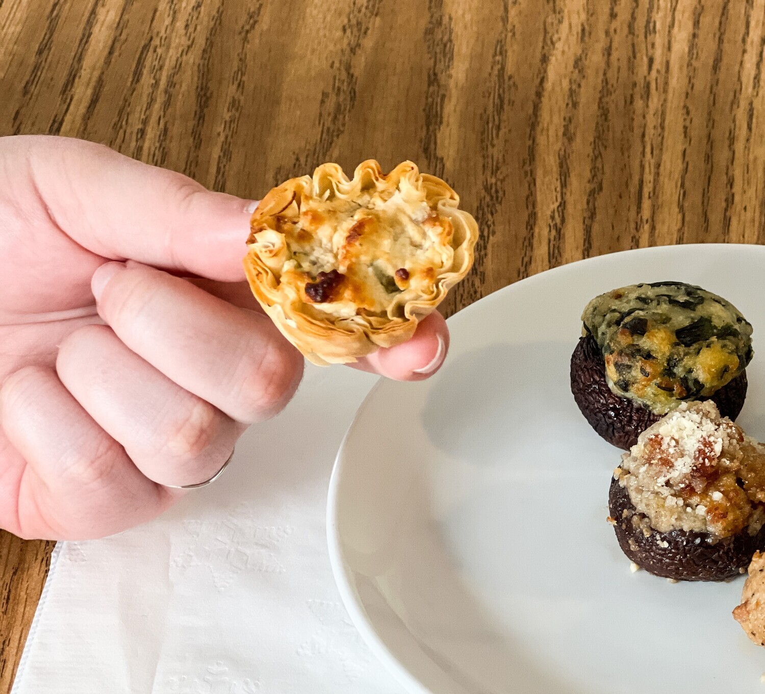 Goat Cheese Tarts (1 dozen) (V) (NF)