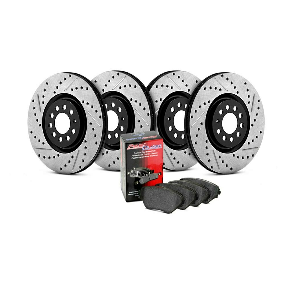 StopTech Drilled and Slotted Rotors (All 4) (NO PADS)
