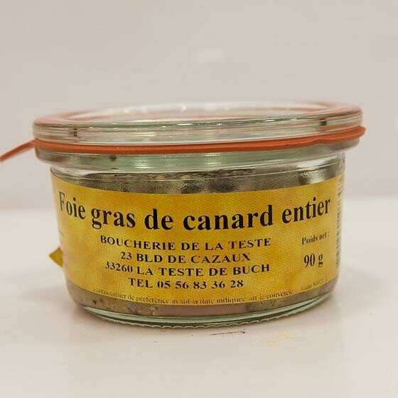 Foie gras de Canard entier, 90 g - Les Connaisseurs