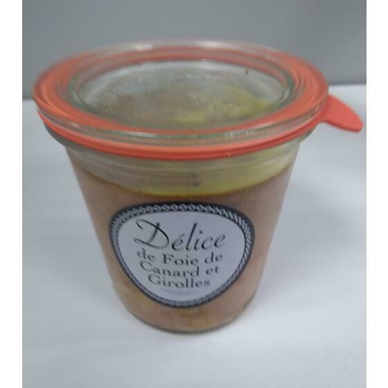 Délice foie gras & girolles 200 g 10,50 €- prix unitaire