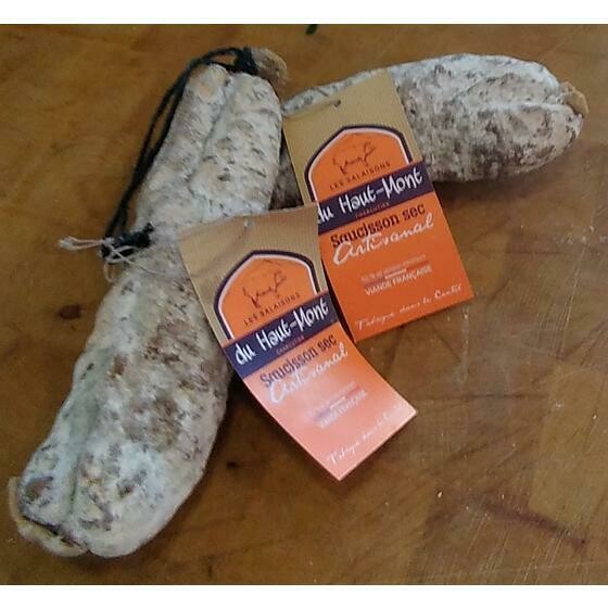 Saucisson sec Auvergne 36.90 €/kg Prix pour 250 g