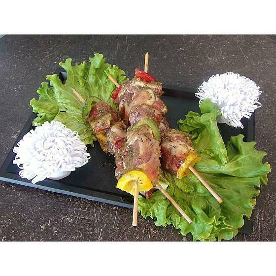 Brochette agneau marinée 29.90 €/kg Prix pour 500 g