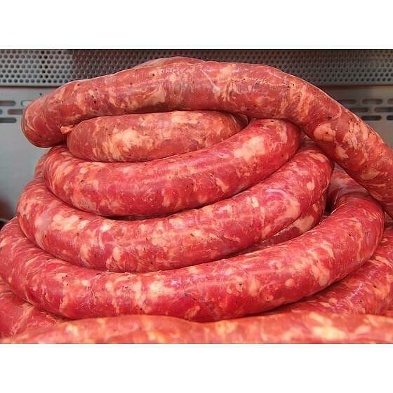Saucisse Toulouse 12,50 €/kg Prix pour 500 g