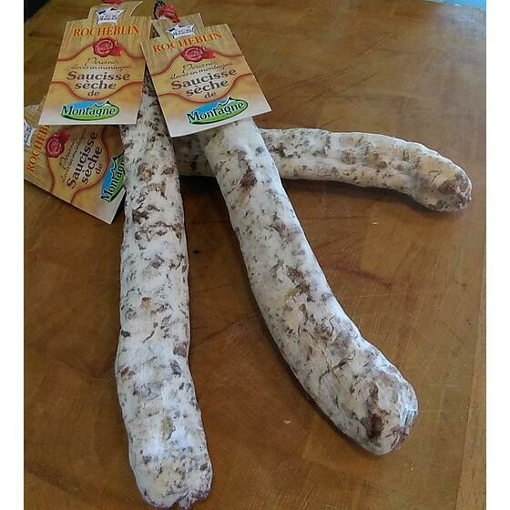 Saucisse droite Montagne 37.50€/kg Prix pour 100 g
