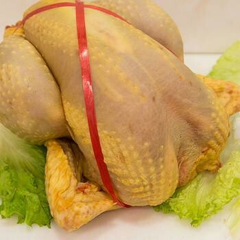 Poulet fermier de grains  min 1,8 kg 10.95 €/kg