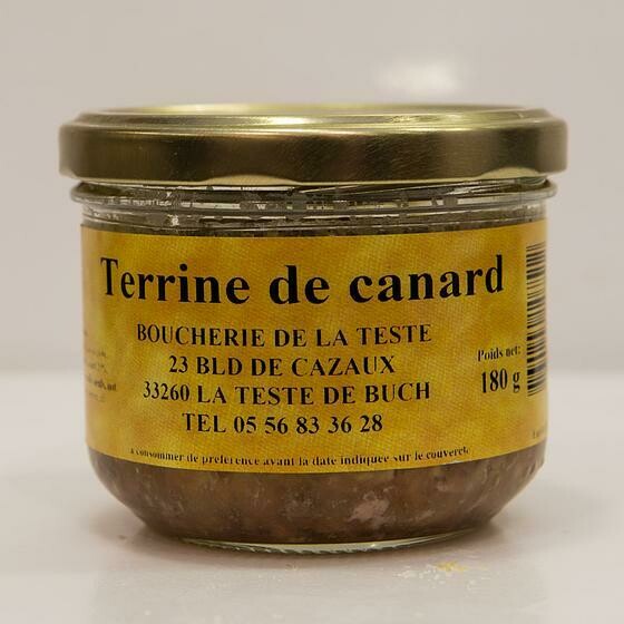 Terrine canard 180 g  - prix unitaire