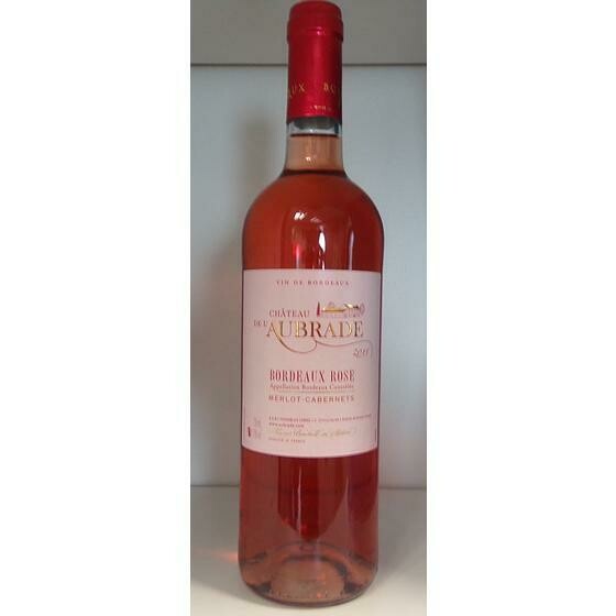 CHÂTEAU DE L'AUBRADE ROSE 75 cl - prix unitaire