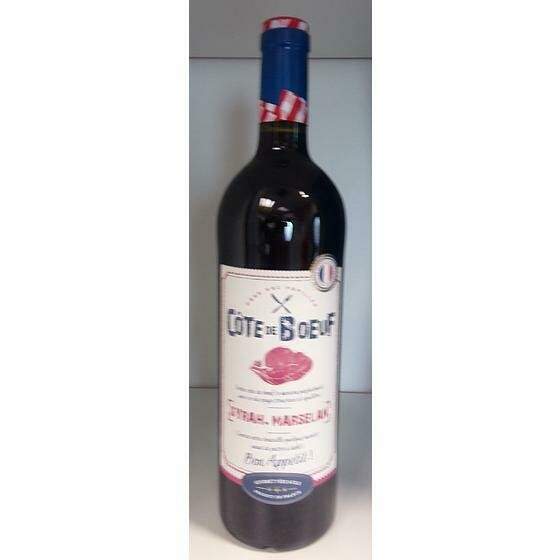 COTE DE BŒUF VIN ROUGE 75 cl - prix unitaire