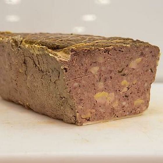 Terrine Foie gras/girolles 37.50 €/kg Prix pour 100 g