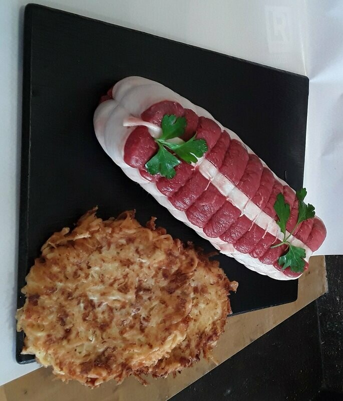 Rôti bœuf T/V 22,90 €/kg       Prix pour 500 g