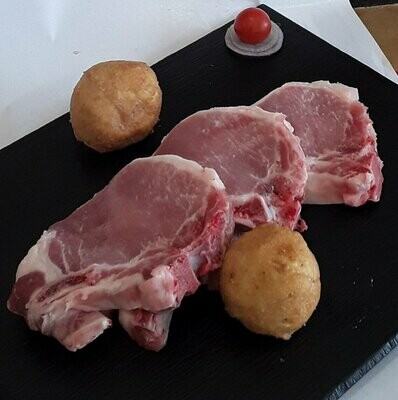 Côte de porc filet 9,50 €/kg Prix pour 500 g