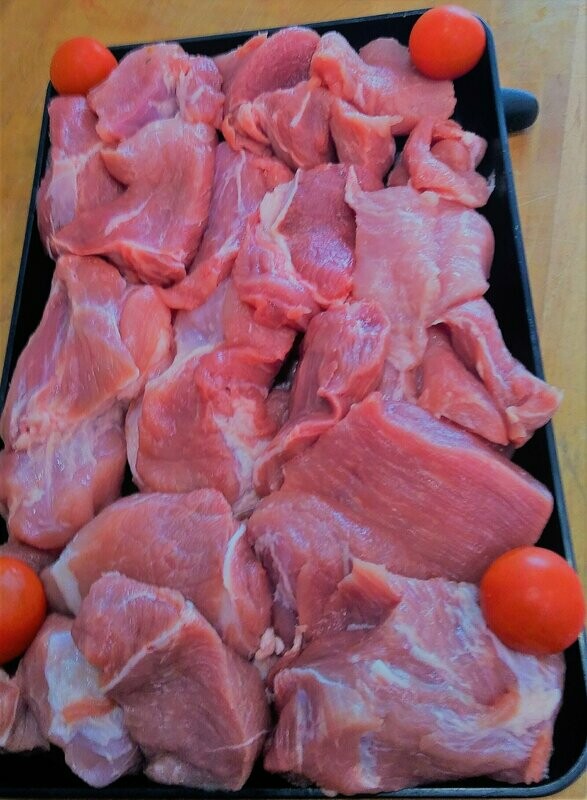 Sauté de porc sans os 10.95 €/kg Prix pour 500 g