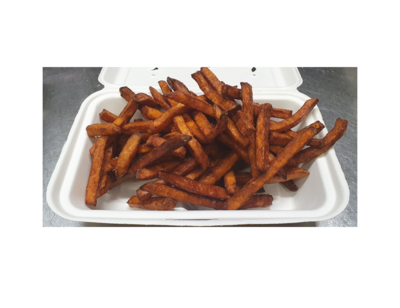 Portion Sweet Potatoe fries Gross