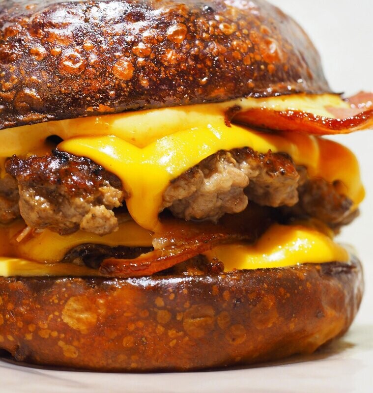 Double smash burger