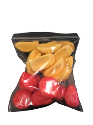 Banana Strawberry Marshmallow Treat Bag