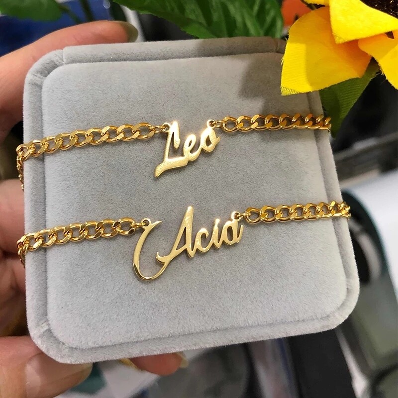 Custom Cuban Stainless Steel Name Chain