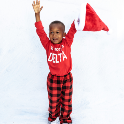 Child Red and Plaid Christmas Pajamas