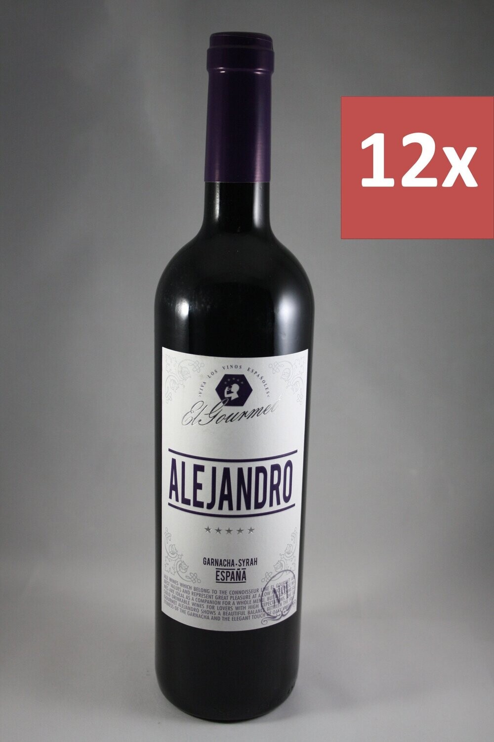 12 Fl. El Gourmet Alejandro 2022 (8,88 €/l)