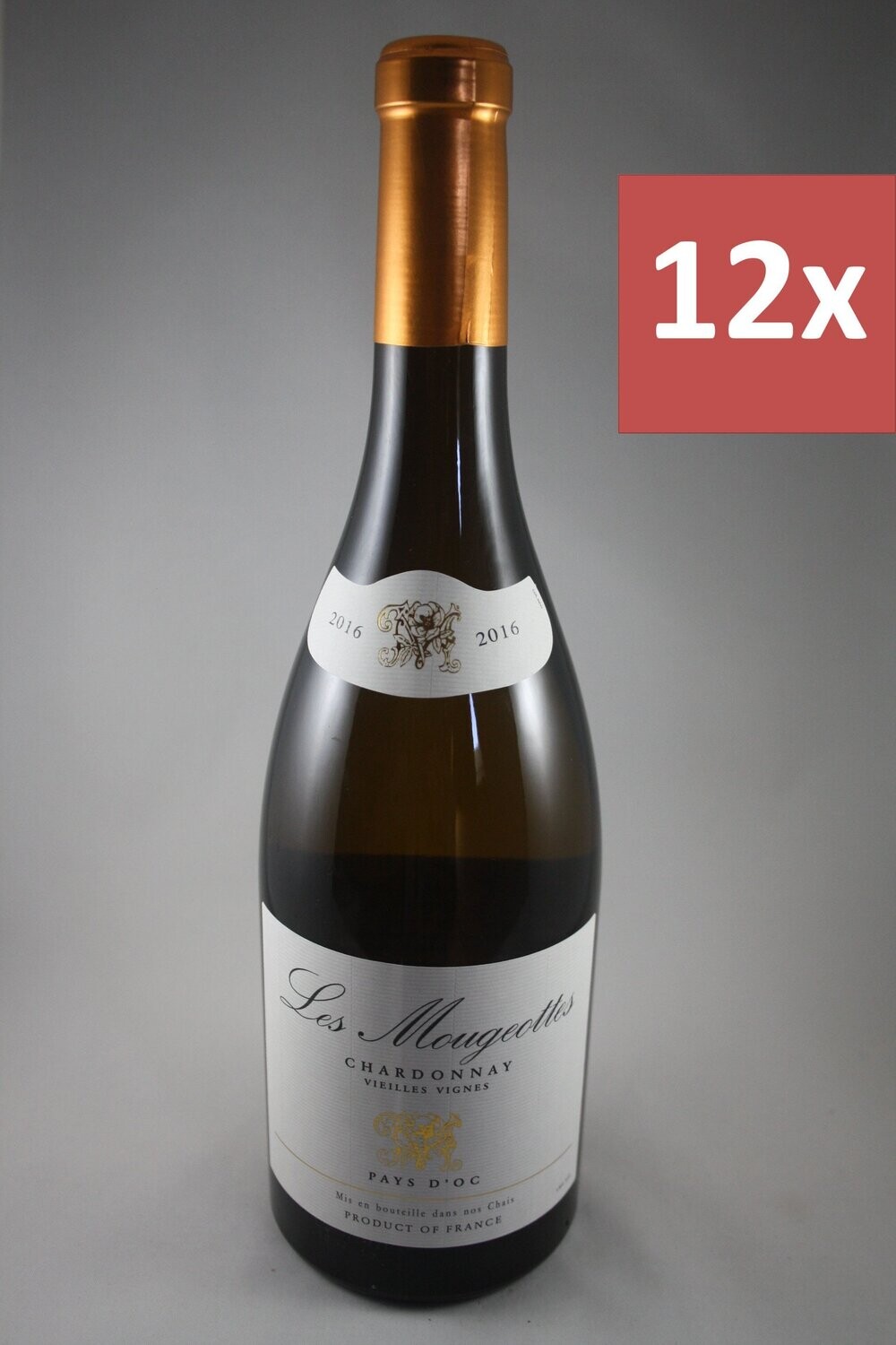 12 Fl. Les Mougeottes Chardonnay Vieilles Vignes 2024 (9,66 €/l)