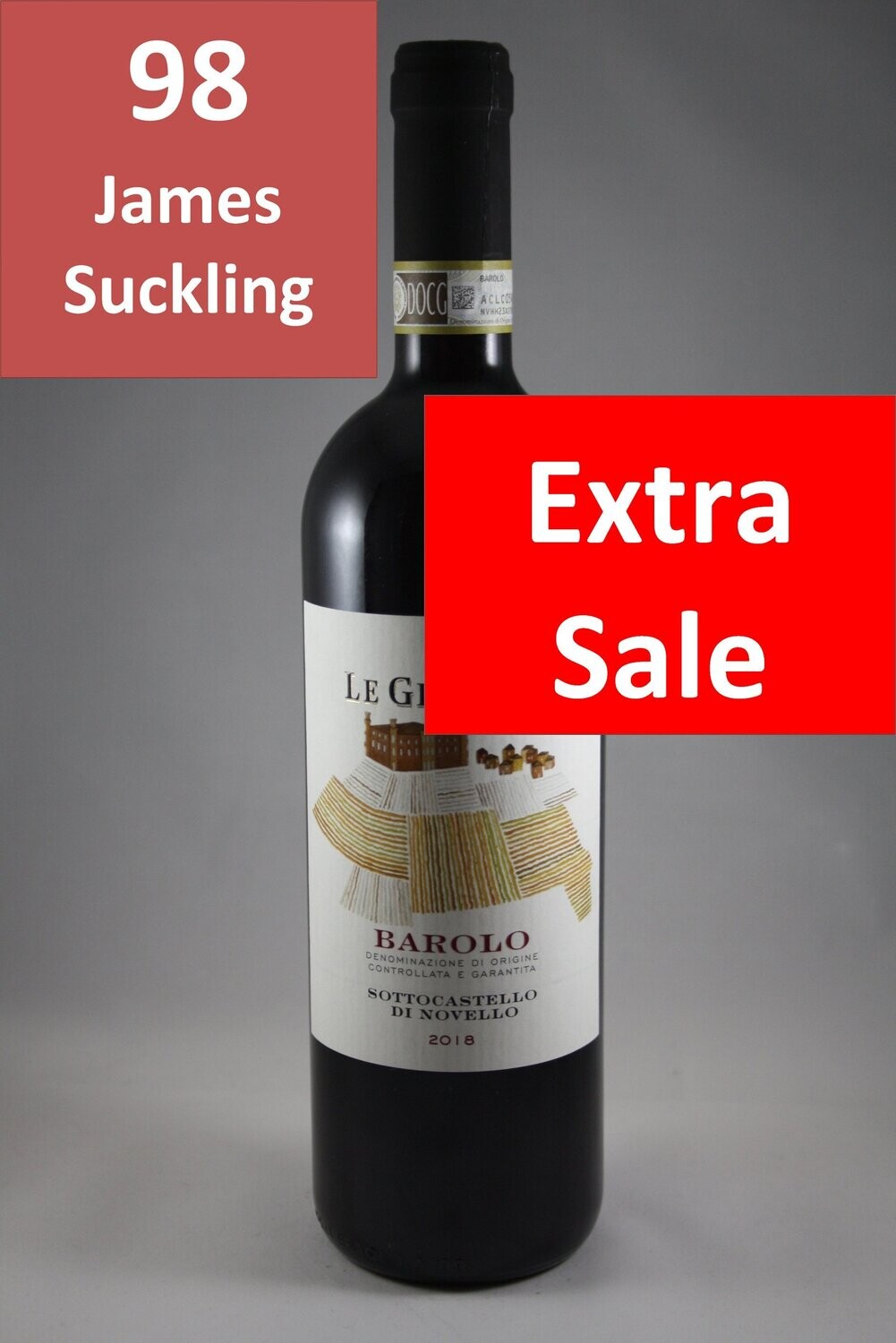 Le Ginestre Barolo Sottocastello di Novello 2018 (37,20 €/l)