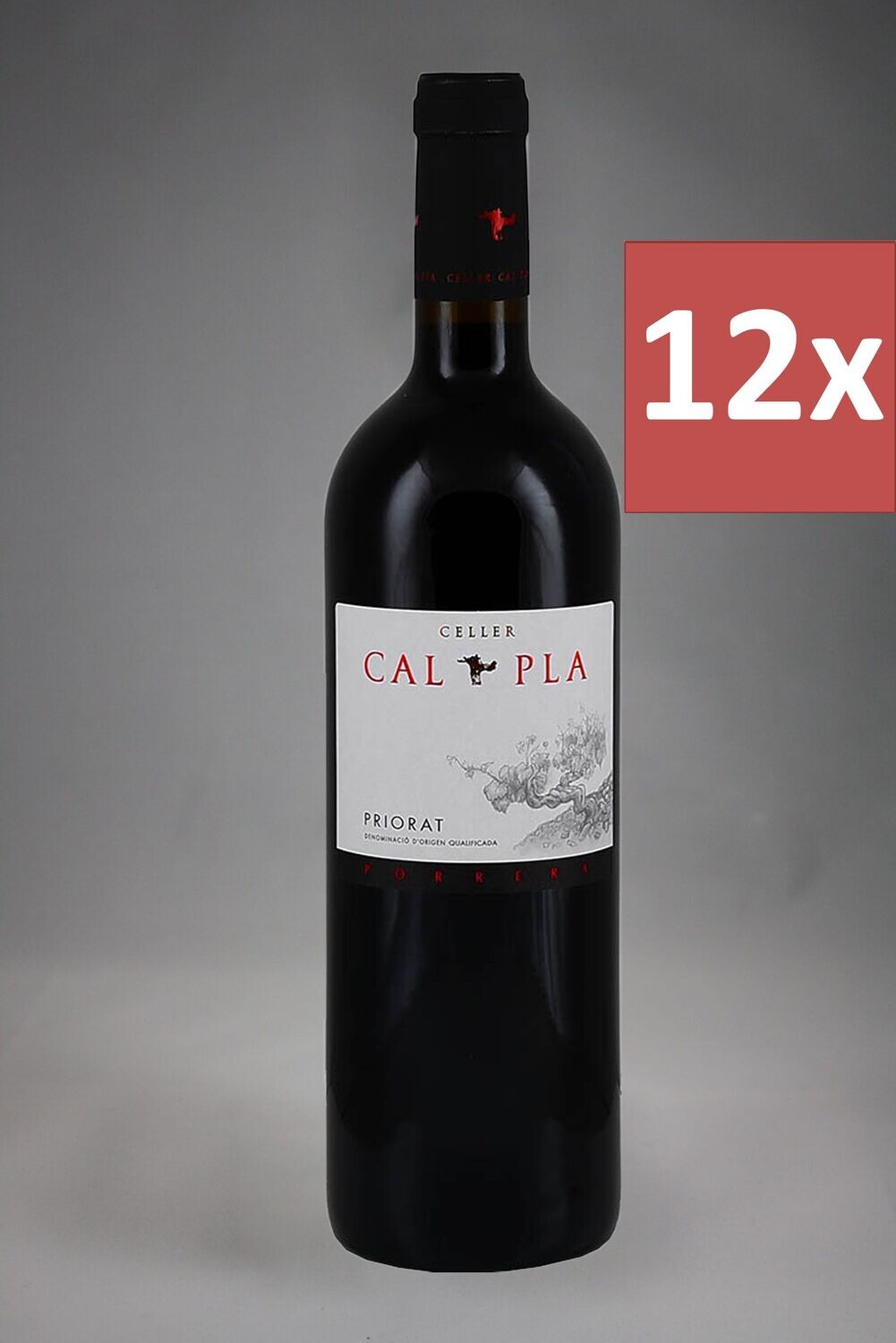 12 Fl. Cal Pla Porrera Tinto 2022 (17,77 €/l)