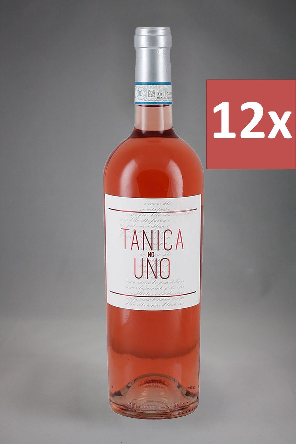 12 Fl. Tanica No. Uno Cerasuolo Rosato 2023 (8,10 €/l)